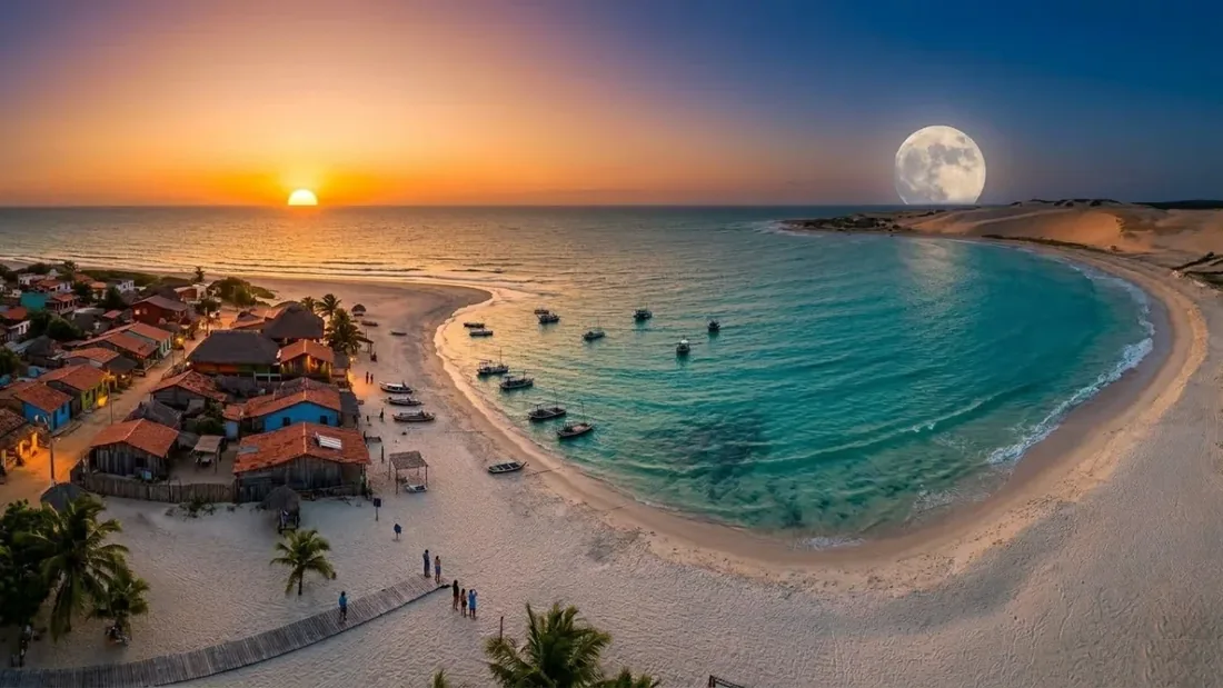 Quiosque à beira de piscina com vista para o mar